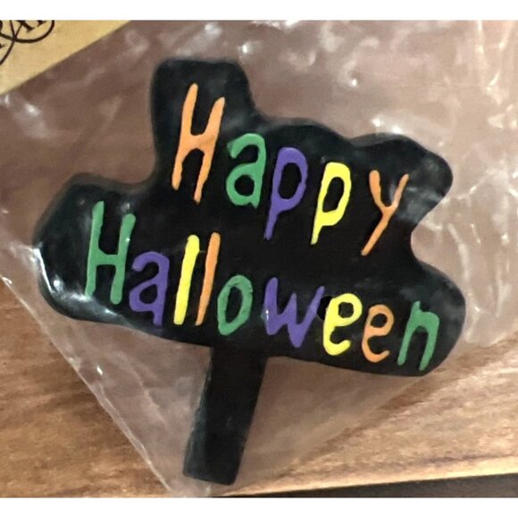 Celebrate It Happy Halloween Miniature Sign For Decoration 424325 - Picture 1 of 3